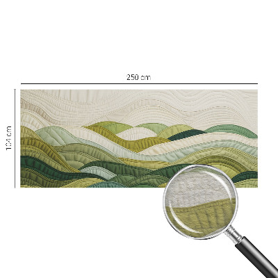 Fototapeta fizelinowa do sypialni Fototapeta fizelinowa do sypialni Tkaninowe wzgórza