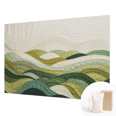 Fototapeta fizelinowa do sypialni Fototapeta fizelinowa do sypialni Tkaninowe wzgórza