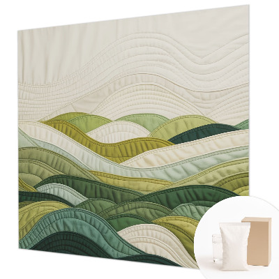 Fototapeta fizelinowa do sypialni Fototapeta fizelinowa do sypialni Tkaninowe wzgórza