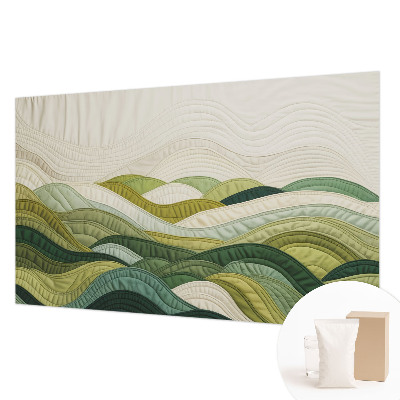 Fototapeta fizelinowa do sypialni Fototapeta fizelinowa do sypialni Tkaninowe wzgórza