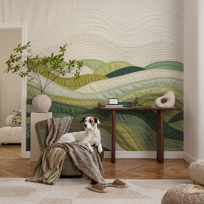 Fototapeta fizelinowa do sypialni Fototapeta fizelinowa do sypialni Tkaninowe wzgórza