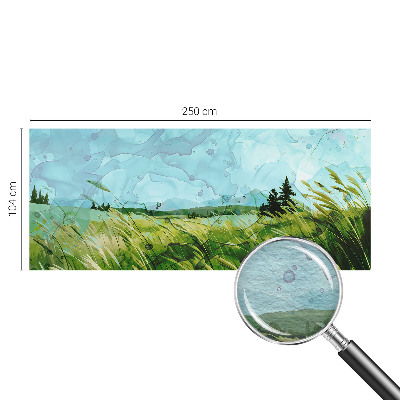 Tapeta fotograficzna z motywem zielonych pejzaży
