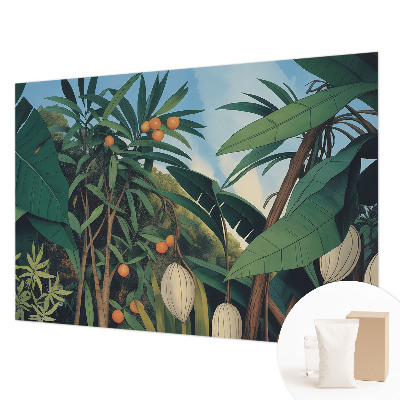 Fototapeta fizelinowa z nadrukiem Tropikalna dżungla