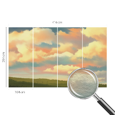 Nowoczesna fototapeta do salonu Niebo chmury