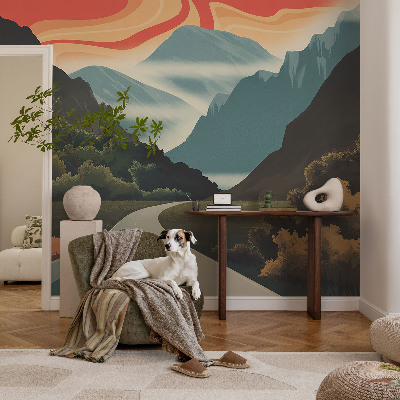 Fototapeta na ścianę Górska przygoda