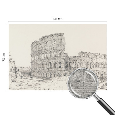 Dekoracyjna fototapeta na ścianę z motywem starożytnych ruin