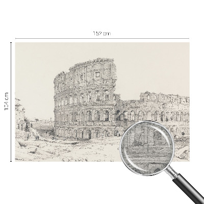 Dekoracyjna fototapeta na ścianę z motywem starożytnych ruin