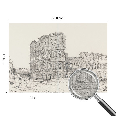 Dekoracyjna fototapeta na ścianę z motywem starożytnych ruin