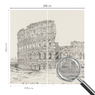 Dekoracyjna fototapeta na ścianę z motywem starożytnych ruin