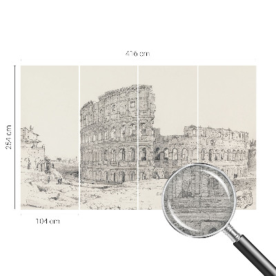 Dekoracyjna fototapeta na ścianę Starodawne ruiny