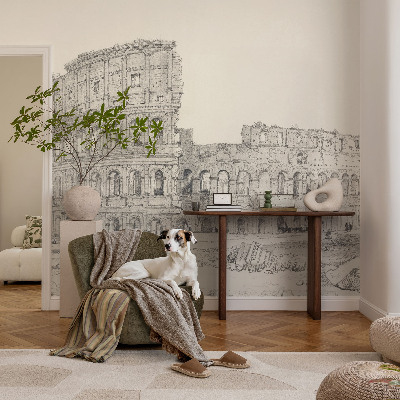 Dekoracyjna fototapeta na ścianę z motywem starożytnych ruin