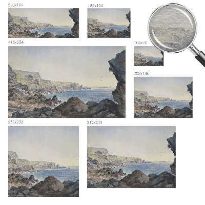 Fototapeta fizelinowa z nadrukiem Fototapeta fizelinowa z nadrukiem Spokojne wybrzeże