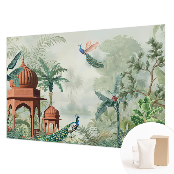 Fototapeta fizelinowa do sypialni Pawie ogrody