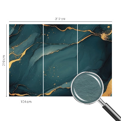 Tapeta fotograficzna z motywem ciemnoniebieskiej abstrakcji