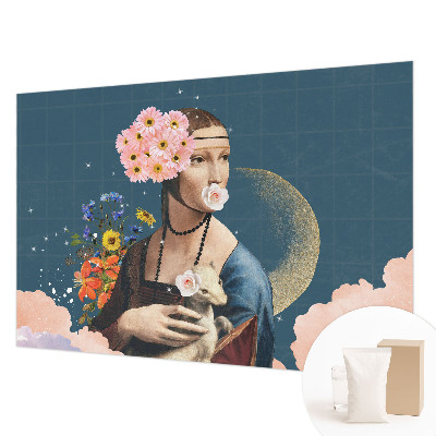 Nowoczesna fototapeta do salonu Kwiatowa elegancja