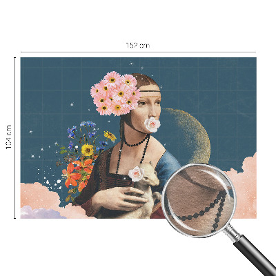 Nowoczesna fototapeta do salonu Kwiatowa elegancja