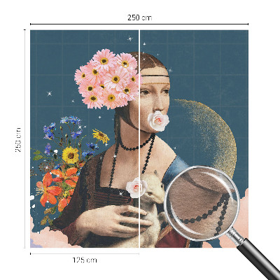 Nowoczesna fototapeta do salonu Kwiatowa elegancja