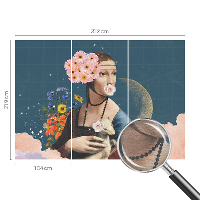 Nowoczesna fototapeta do salonu Kwiatowa elegancja