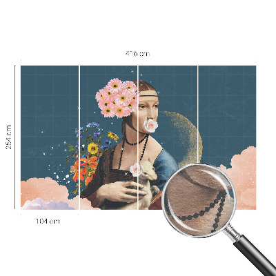 Nowoczesna fototapeta do salonu Kwiatowa elegancja