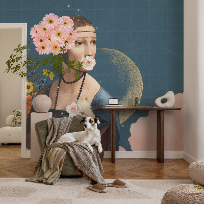 Nowoczesna fototapeta do salonu Kwiatowa elegancja