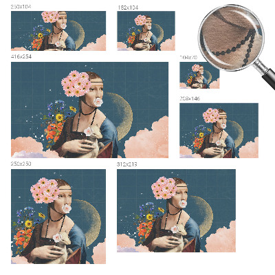 Nowoczesna fototapeta do salonu Kwiatowa elegancja