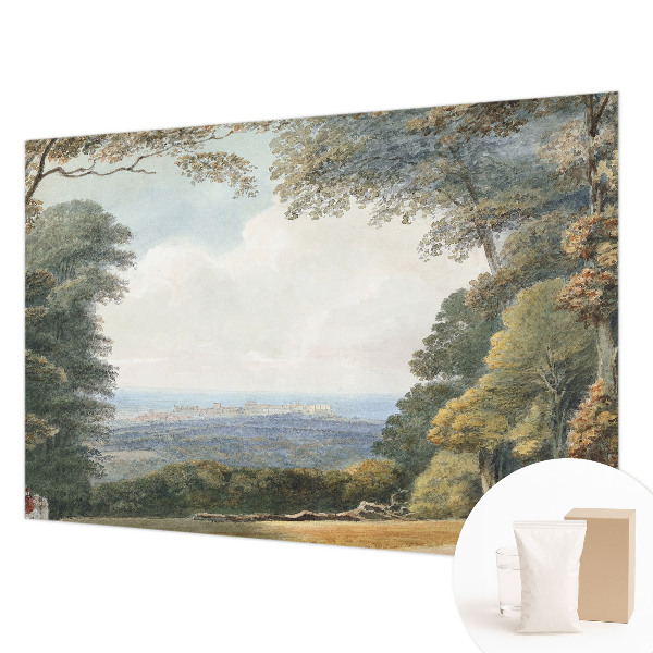 Fototapeta na ścianę Zalesiony krajobraz