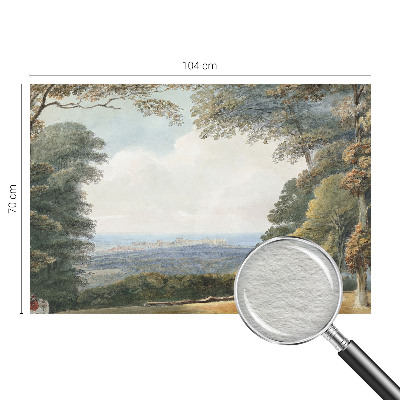 Fototapeta na ścianę Zalesiony krajobraz