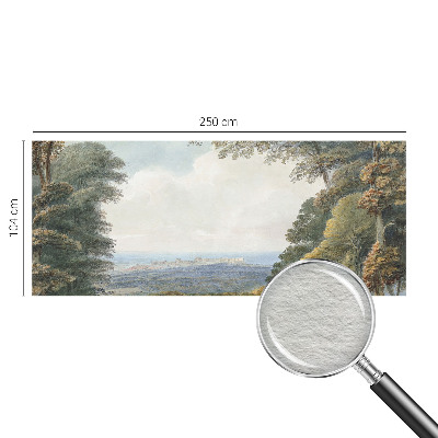 Fototapeta na ścianę Zalesiony krajobraz