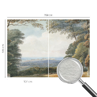 Fototapeta na ścianę Zalesiony krajobraz