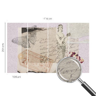 Tapeta fotograficzna Nostalgiczny kolaż