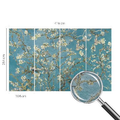 Fototapeta fizelinowa do sypialni Kwitnące gałęzie