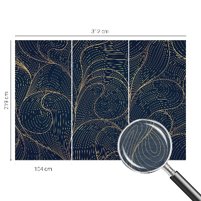 Tapeta fotograficzna fizelinowa Falisty motyw