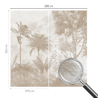 Fototapeta fizelinowa z nadrukiem Fototapeta fizelinowa z nadrukiem Tropikalny pejzaż