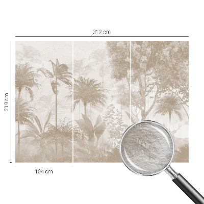 Fototapeta fizelinowa z nadrukiem Fototapeta fizelinowa z nadrukiem Tropikalny pejzaż