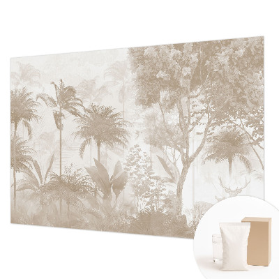 Fototapeta fizelinowa z nadrukiem z tropikalnym pejzażem