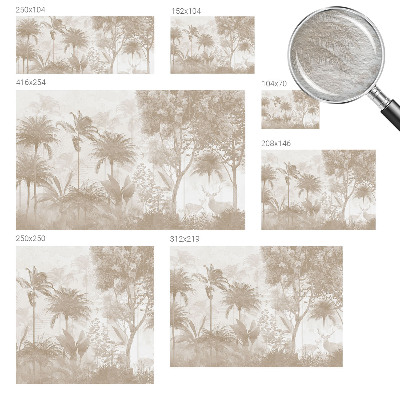 Fototapeta fizelinowa z nadrukiem Fototapeta fizelinowa z nadrukiem Tropikalny pejzaż