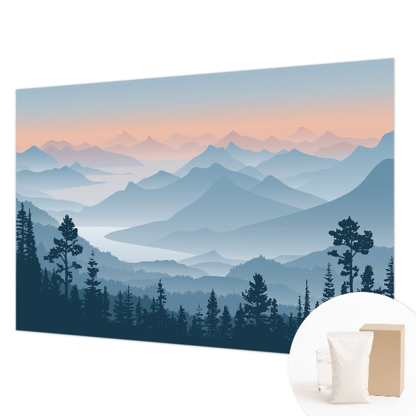 Nowoczesna fototapeta do salonu Górska panorama