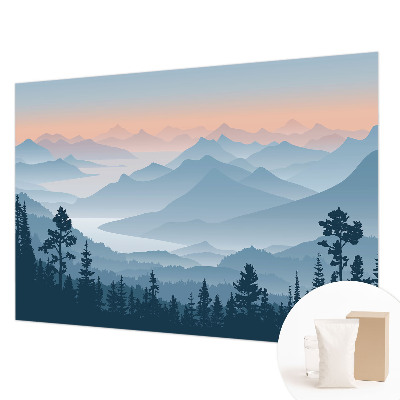 Nowoczesna fototapeta do salonu Górska panorama