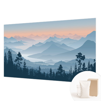 Nowoczesna fototapeta do salonu Górska panorama
