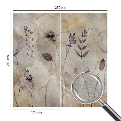 Tapeta fotograficzna Delikatne kwiaty