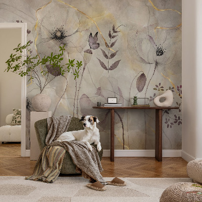 Tapeta fotograficzna Delikatne kwiaty