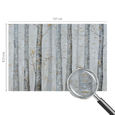 Tapeta fotograficzna fizelinowa Brzozowe drzewa