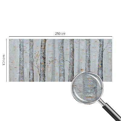 Tapeta fotograficzna fizelinowa Brzozowe drzewa