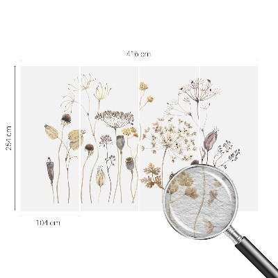 Dekoracyjna fototapeta na ścianę Polne kwiaty