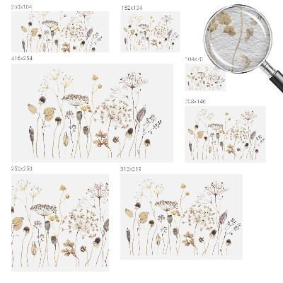 Dekoracyjna fototapeta na ścianę Polne kwiaty