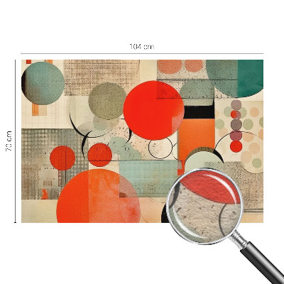 Nowoczesna fototapeta do salonu Kolorowa abstrakcja