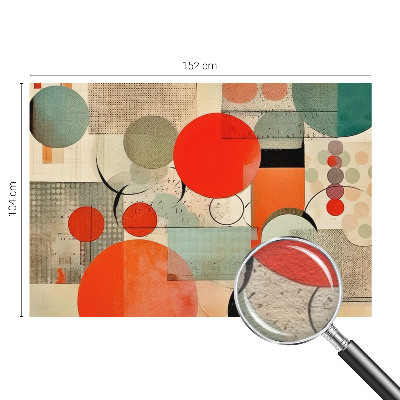 Nowoczesna fototapeta do salonu Kolorowa abstrakcja