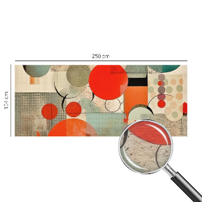 Nowoczesna fototapeta do salonu Kolorowa abstrakcja