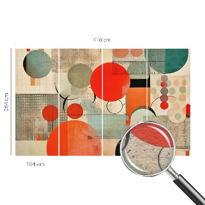 Nowoczesna fototapeta do salonu Kolorowa abstrakcja