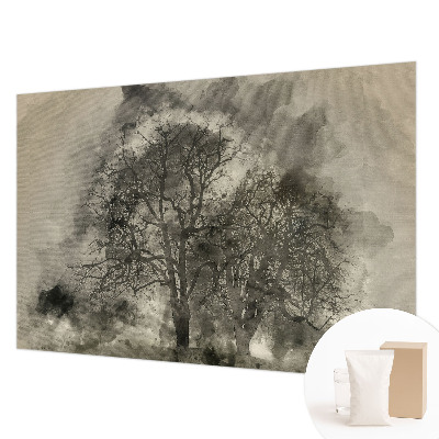 Tapeta fotograficzna fizelinowa z motywem tajemniczych drzew